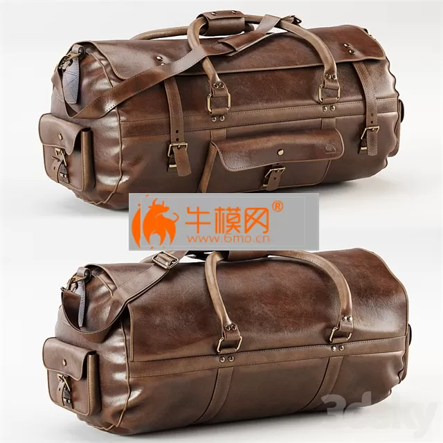 Roosevelt Buffalo Leather Travel Duffle Bag – 2695