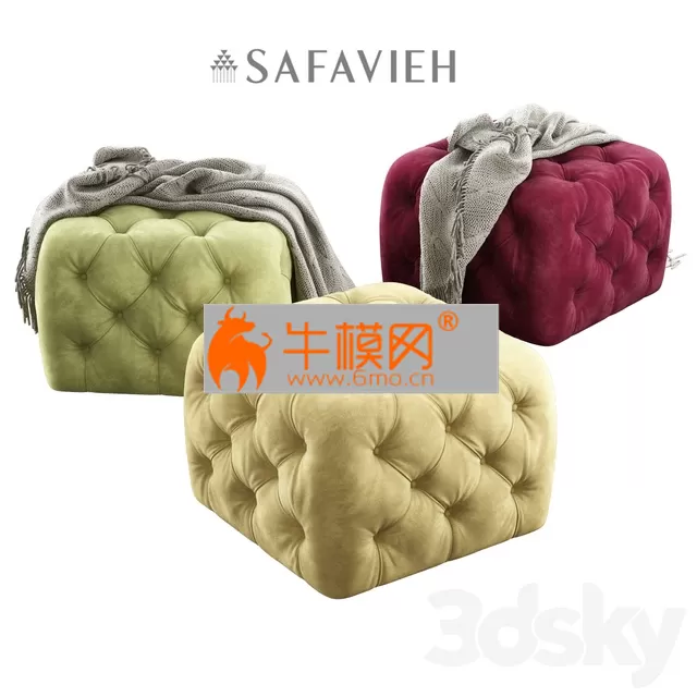 Safavieh Kenan Ottoman – 2712