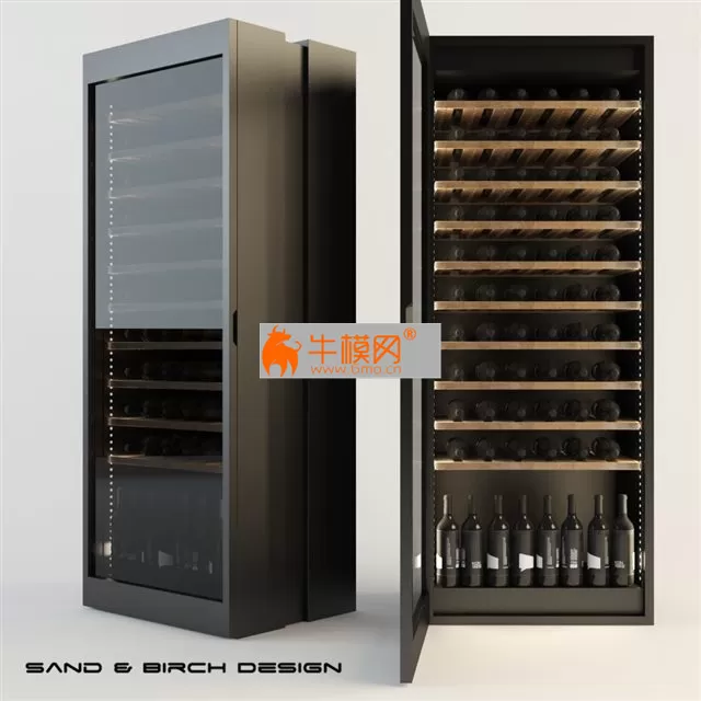 sand birch HT LUX winecellar – 2719
