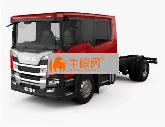 Scania P310 Crew Cab Chassis Truck 2011 – 2727