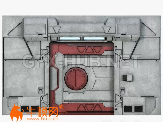 Sci-FI Element 12 (3ds max) – 2736