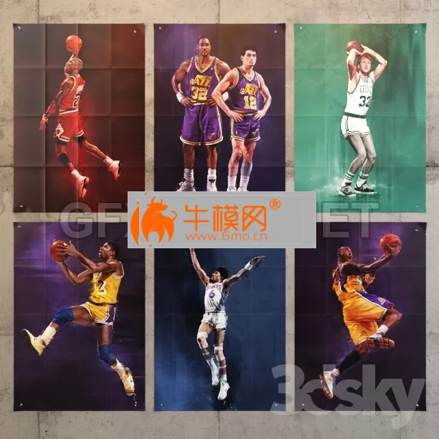 Series of posters – NBA Legends – 2759