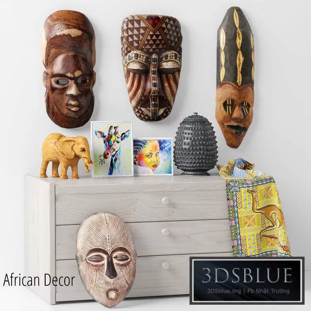 DECORATION – DECORATIVE SET – 3DSKY Models – 2834