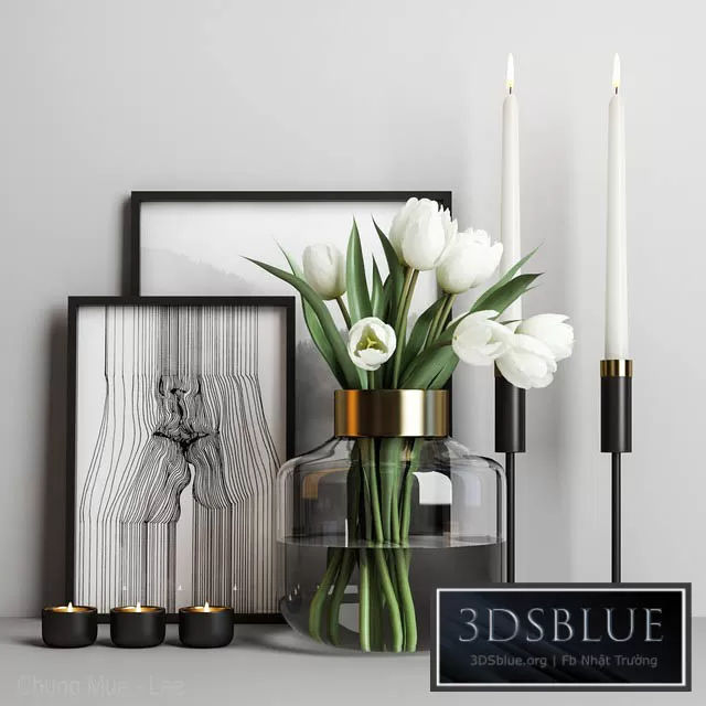 DECORATION – DECORATIVE SET – 3DSKY Models – 2838