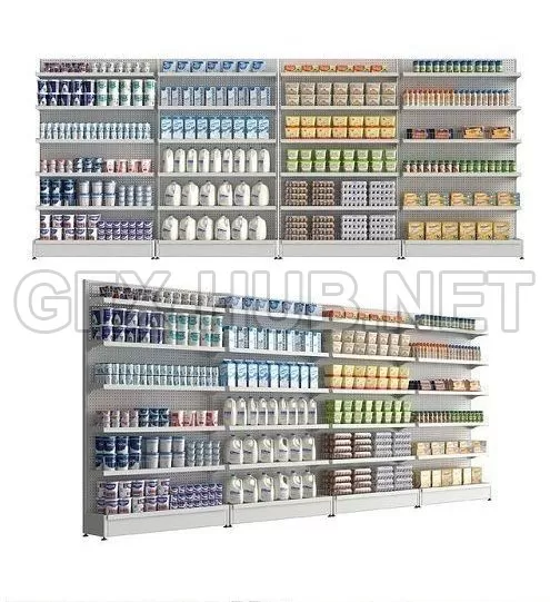 Shelf Dairy (max, fbx) – 2838 Shelf Dairy (max, fbx) – 2838