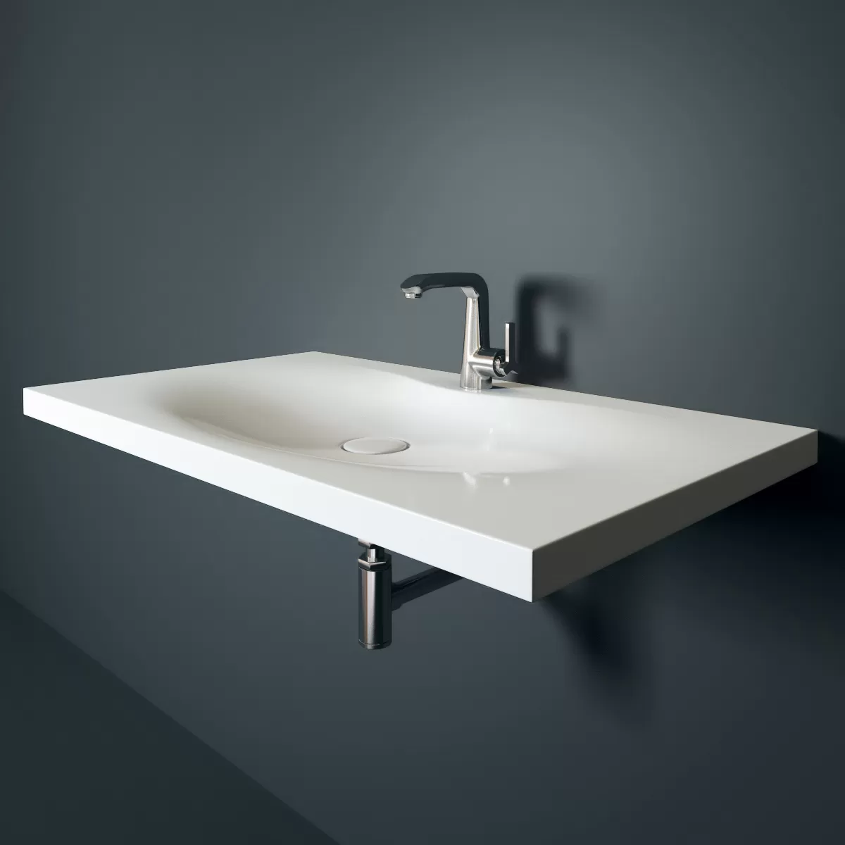Sink and faucet Bravat Waterfall F173107C – 2867 Sink and faucet Bravat Waterfall F173107C – 2867