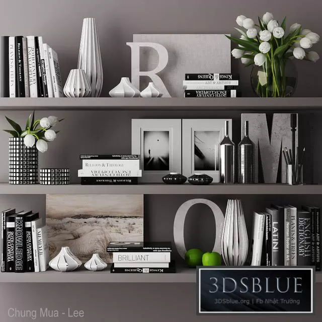 DECORATION – DECORATIVE SET – 3DSKY Models – 2844