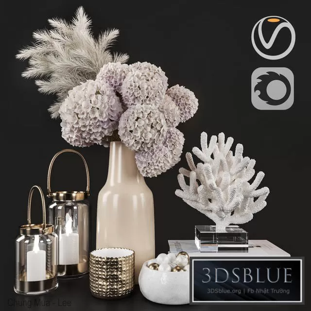 DECORATION – DECORATIVE SET – 3DSKY Models – 2850