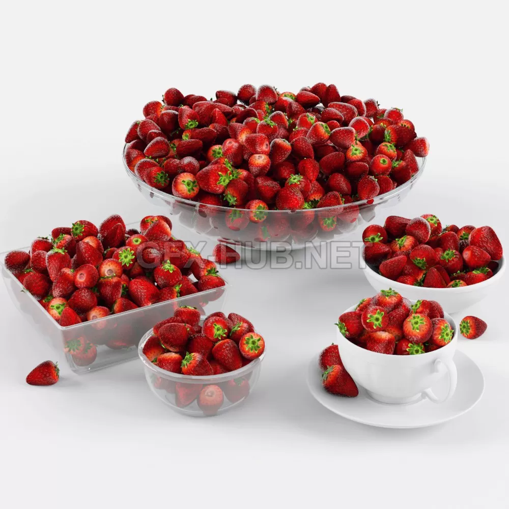Strawberry (max, fbx) – 2939 Strawberry (max, fbx) – 2939
