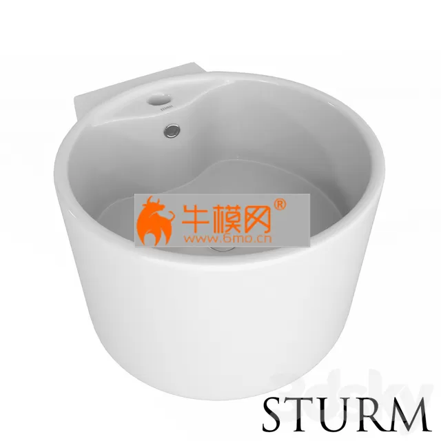 Suspended sink STURM Ring, art. ST-RI464111-NBNCR – 2957 Suspended sink STURM Ring, art. ST-RI464111-NBNCR – 2957