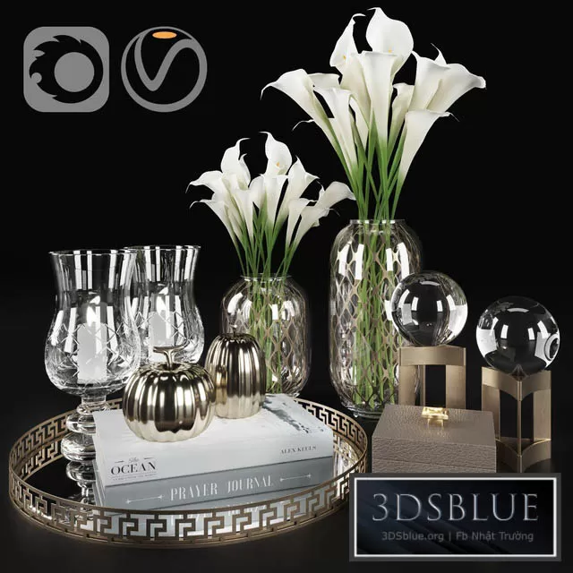 DECORATION – DECORATIVE SET – 3DSKY Models – 2853