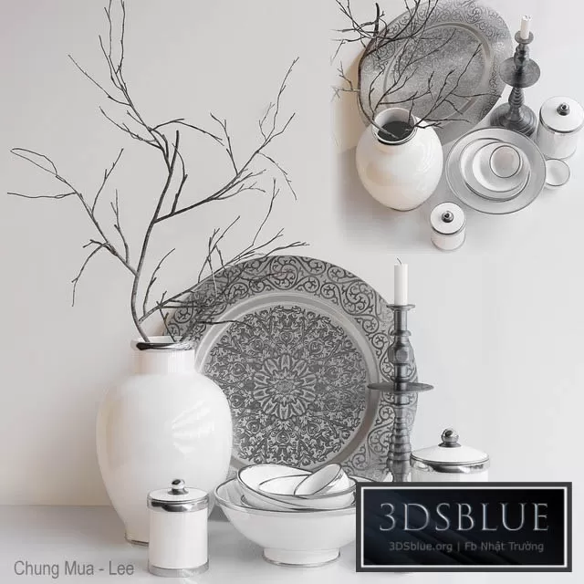 DECORATION – DECORATIVE SET – 3DSKY Models – 2856