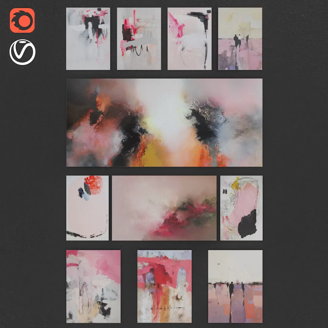 The collection of contemporary paintings 2 – 2994