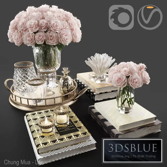 DECORATION – DECORATIVE SET – 3DSKY Models – 2859