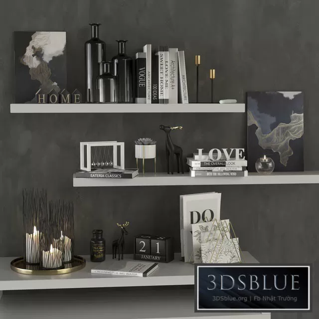 DECORATION – DECORATIVE SET – 3DSKY Models – 2863