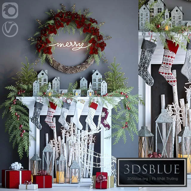 DECORATION – DECORATIVE SET – 3DSKY Models – 2871