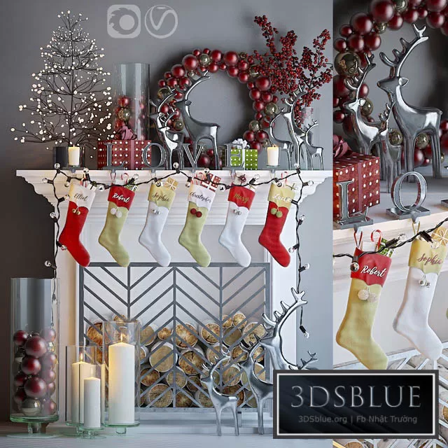 DECORATION – DECORATIVE SET – 3DSKY Models – 2872