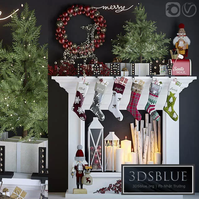 DECORATION – DECORATIVE SET – 3DSKY Models – 2875