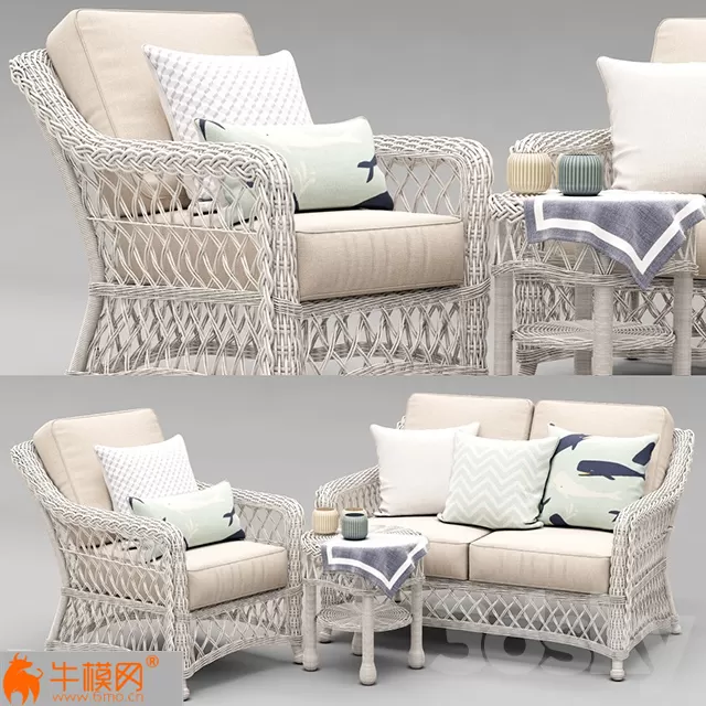 Armchair Hampton Outdoor Furniture – 3262