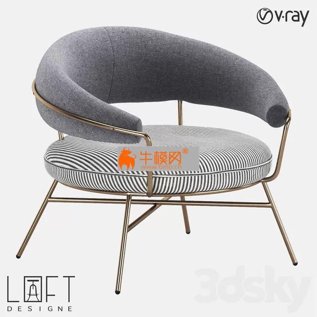 Armchair Loft Designe 35830 Model – 3270