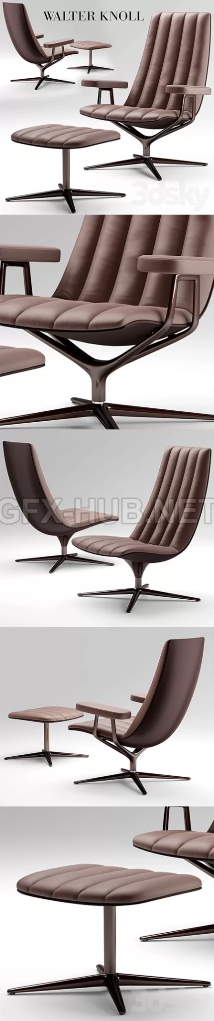 Armchair walter knoll Healey Lounge – 3307