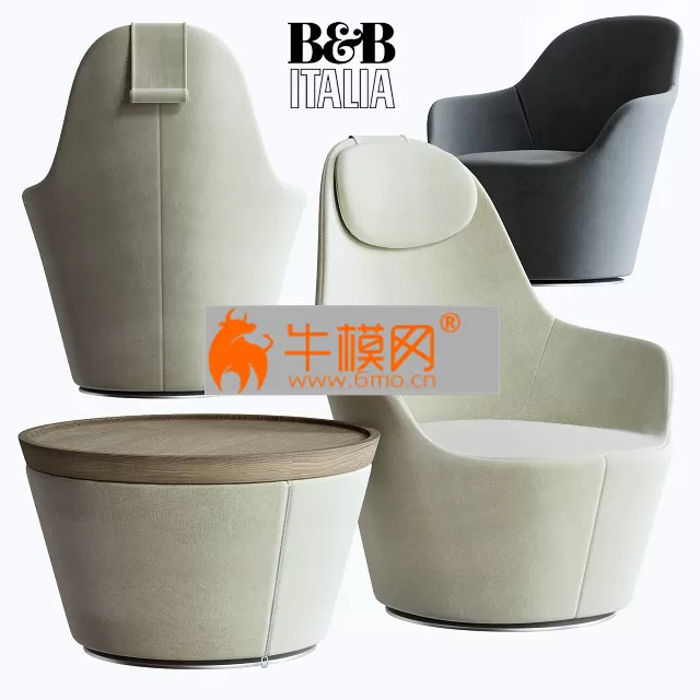 B&B Italia Harbor armchair – 3318