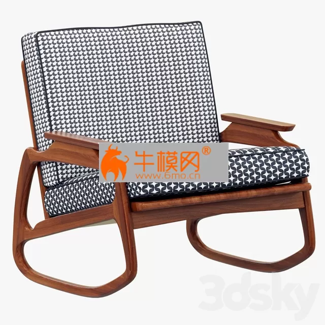 Baxter Ingrid Rocking Armchair – 3322