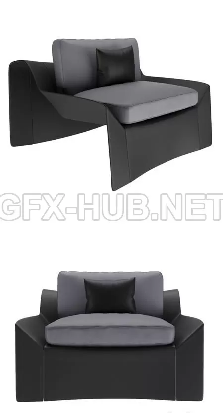 Bugatti home chiron armchair – 3327