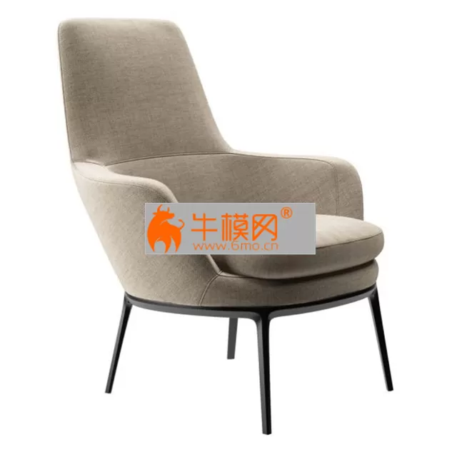 Caratos Armchair CA77A by B&B Italia – 3334