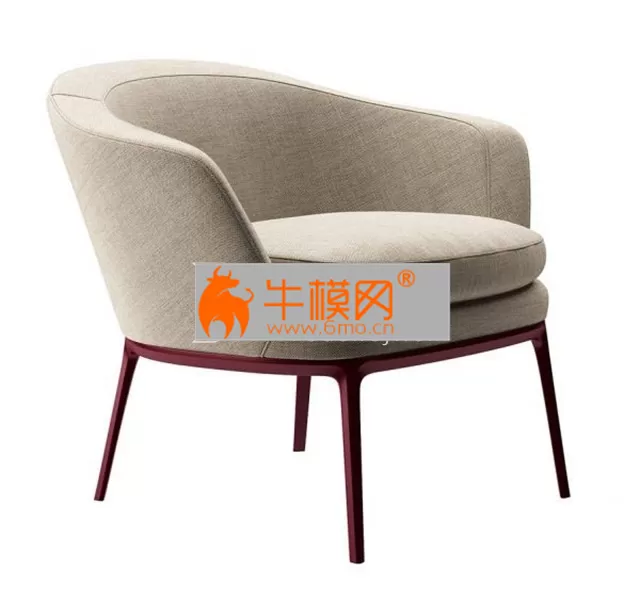 Caratos Armchair CA77B by B&B Italia – 3335