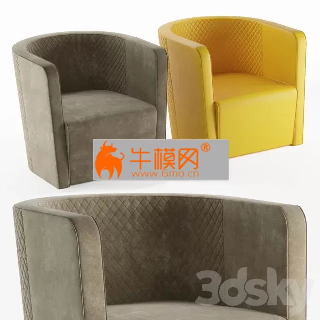 Malerba armchair red carpet collection  RC 508  – 3390