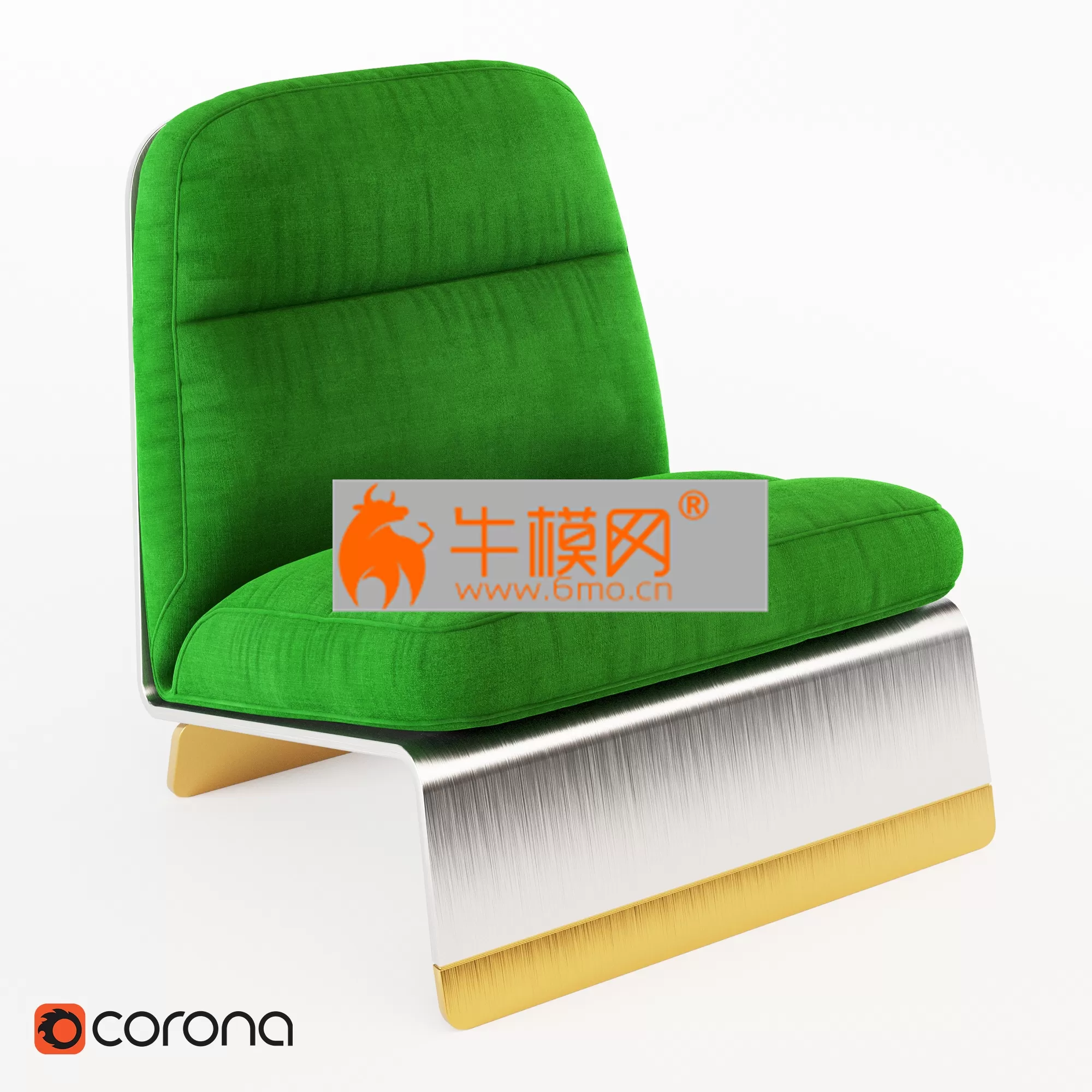 Metal armchair – 3393