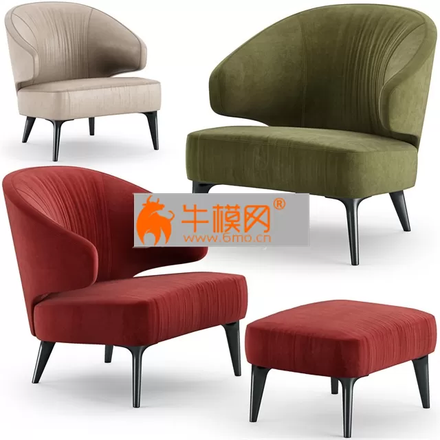 Minotti Aston Armchair – 3397