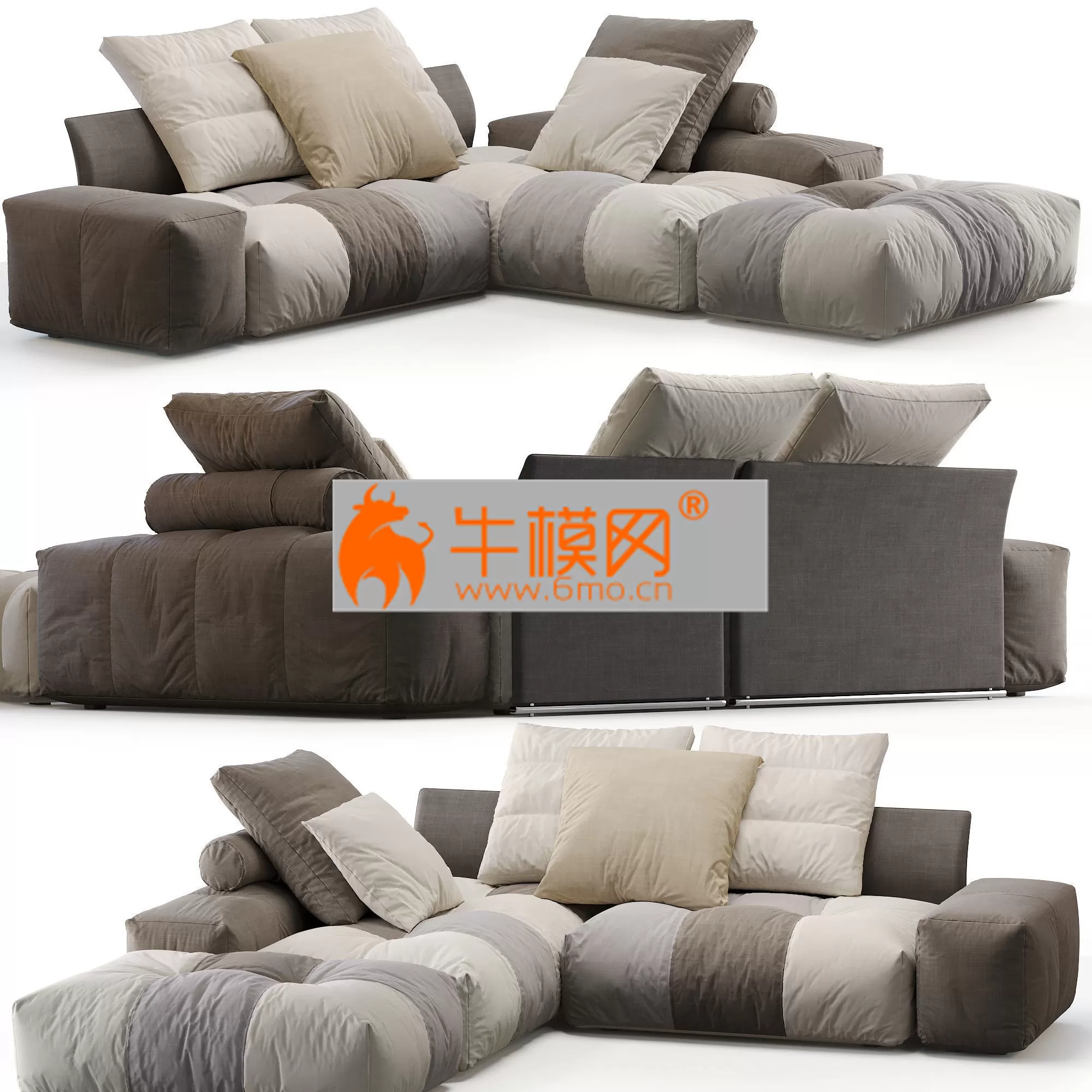 Sofa and Armchair Furniture Set 6 – 3439