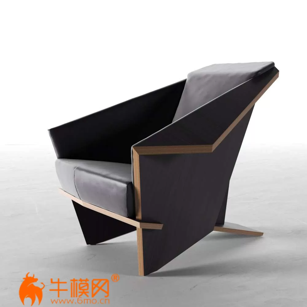 Taliesin Armchair (max, fbx, obj, c4d) 3D model – 3444