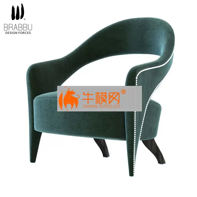 Tellus armchair by Brabbu – 3447