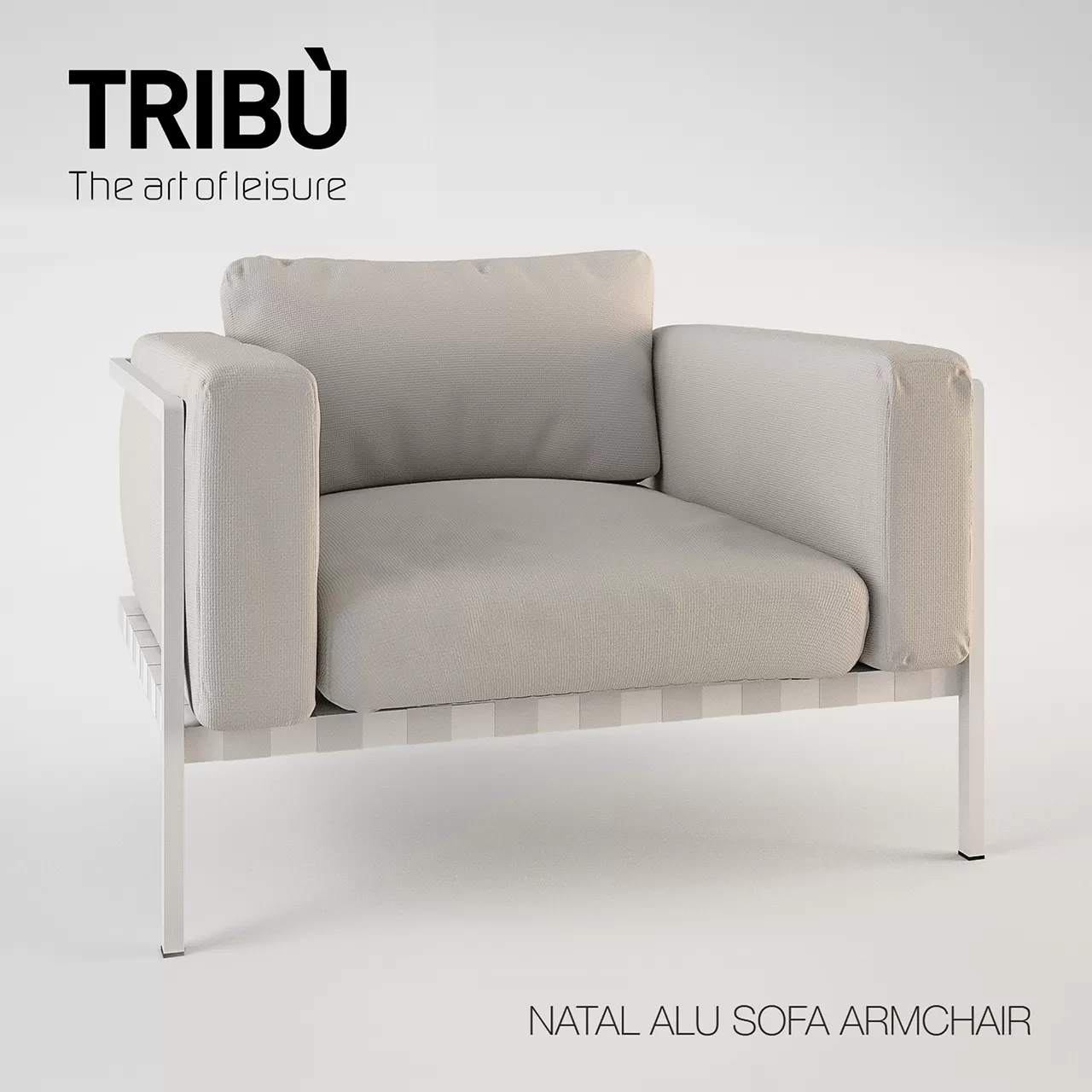 TRIBU Natal Alu Sofa Armchair – 3451