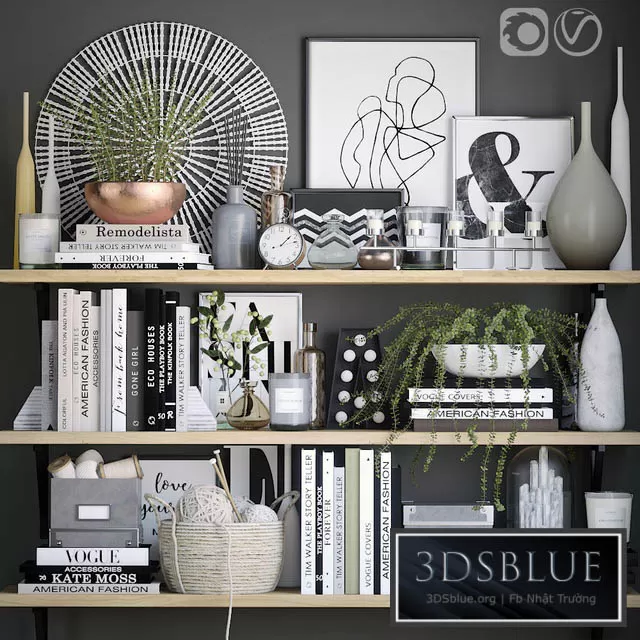 DECORATION – DECORATIVE SET – 3DSKY Models – 2906