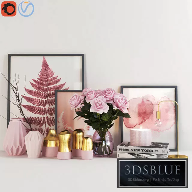 DECORATION – DECORATIVE SET – 3DSKY Models – 2909