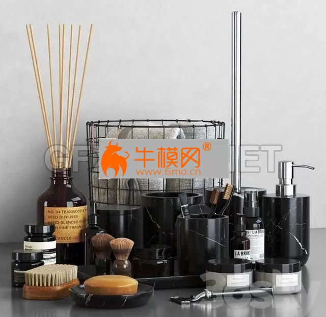 Nexus Black Marble Bathroom Accessories – 3576