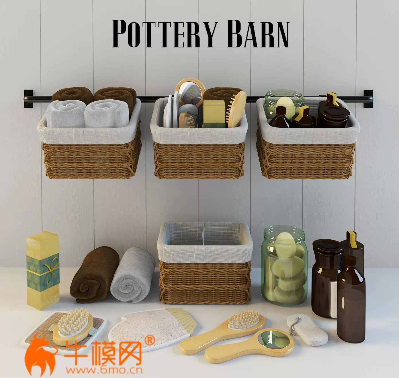 Pottery Barn for bath (max, fbx) – 3579