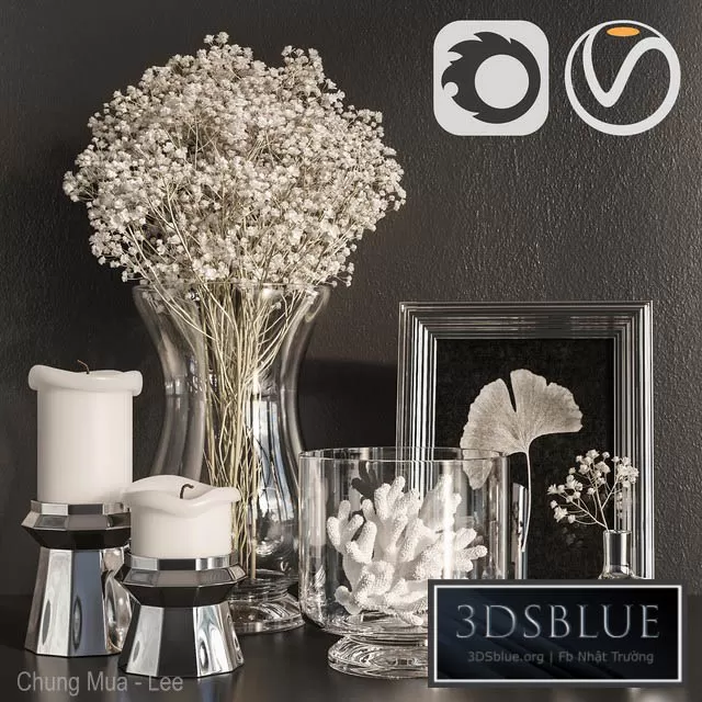 DECORATION – DECORATIVE SET – 3DSKY Models – 2916