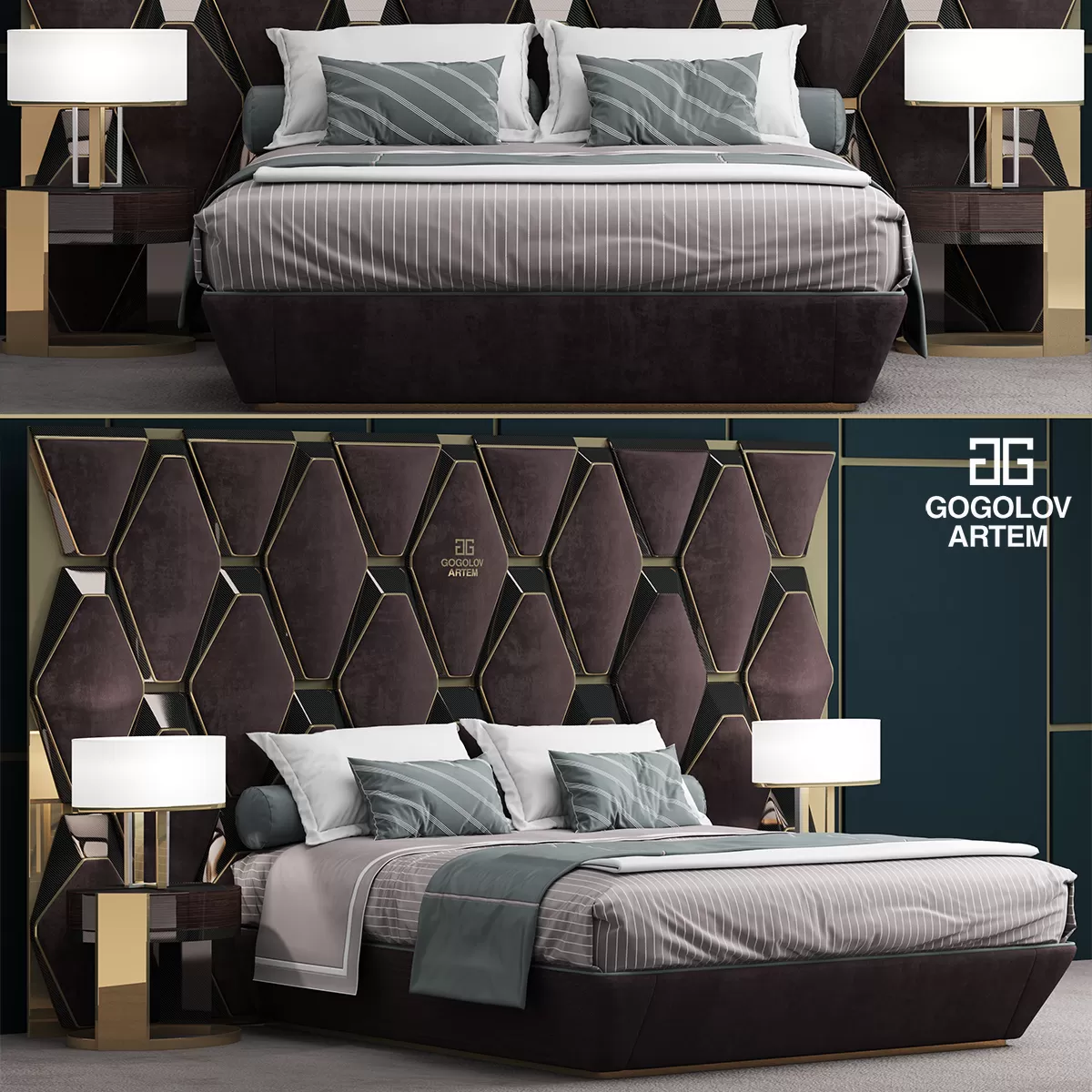 3D Bed Gogolov Artem Model 113 – 3599