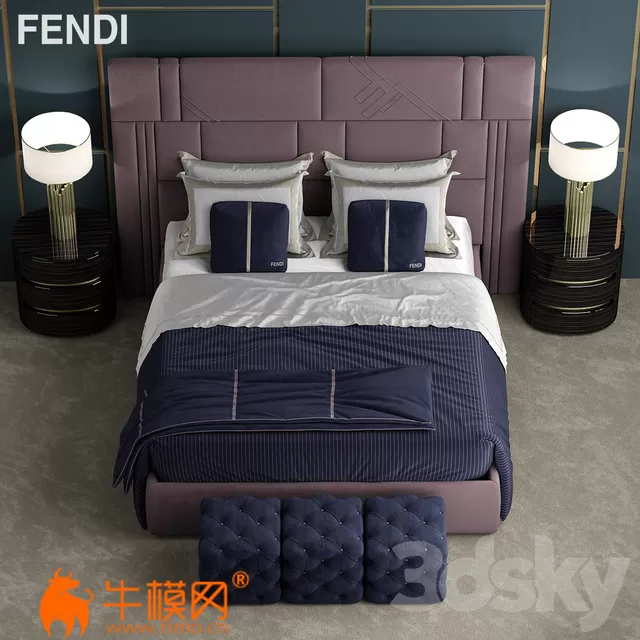 Bed fendi Nabucco Bed – 3635