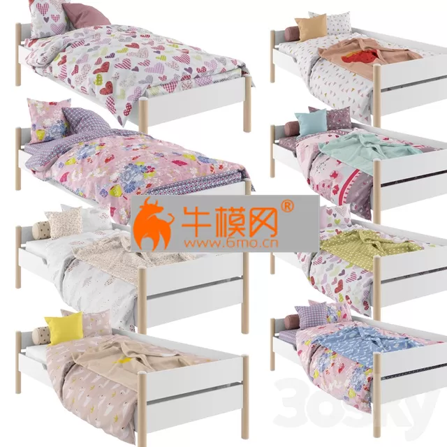 Bed linen for the girl 01 – 3642