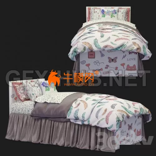 Bed Paris Tesca – 3657
