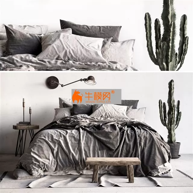 Bed Scandinavian – 3664