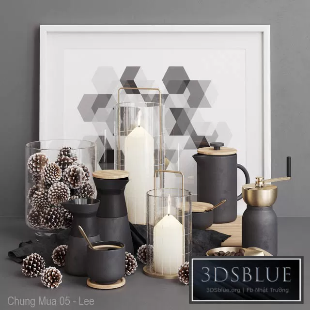 DECORATION – DECORATIVE SET – 3DSKY Models – 2930