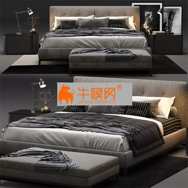 Minotti – Andersen Quilt Bed – 3766