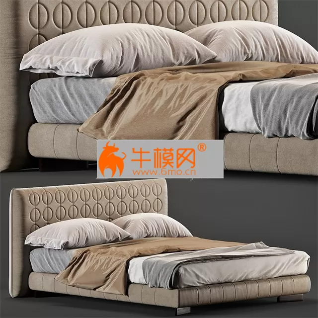 Minotti Curtis Bed – 3771